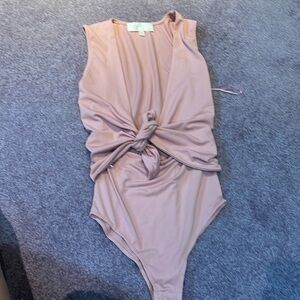 Dusty rose bodysuit